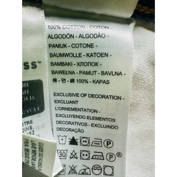 Levi's Athens Ranks 501 Distressed Button‎ Fly Straight Crop Jeans Women 32 X 26 - Picture 10 of 14